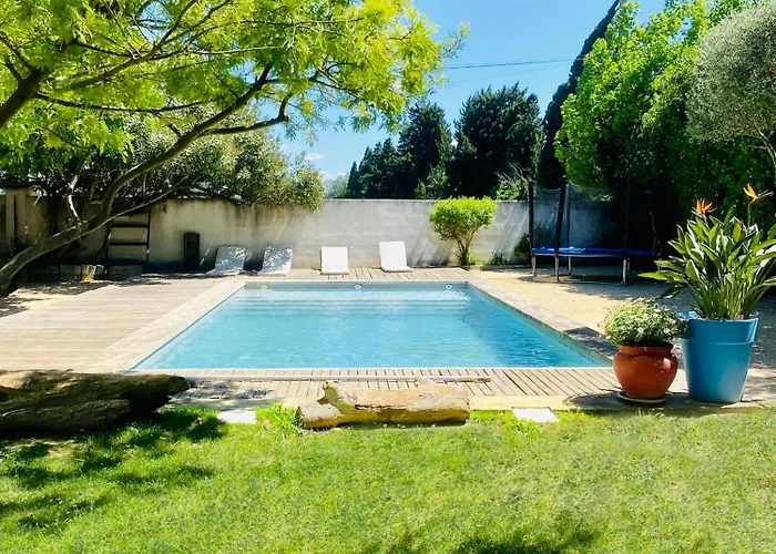 Grand Mas Provencal, 5 Chambres, Jardin, Piscine & Calme Absolu A 5 Min D'arles 度假居